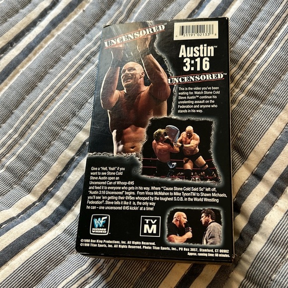 WWE STONE COLD STEVE AUSTIN CASSETE TAPE! - Picture 2 of 2